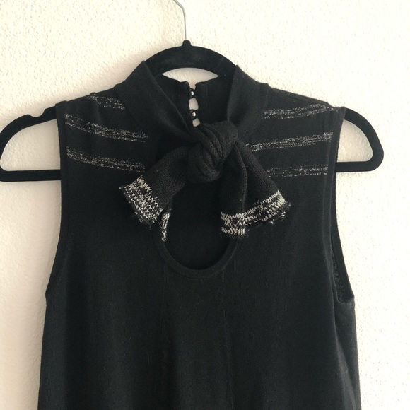 Nanette Lepore black dress with bow - Picture 2 of 8